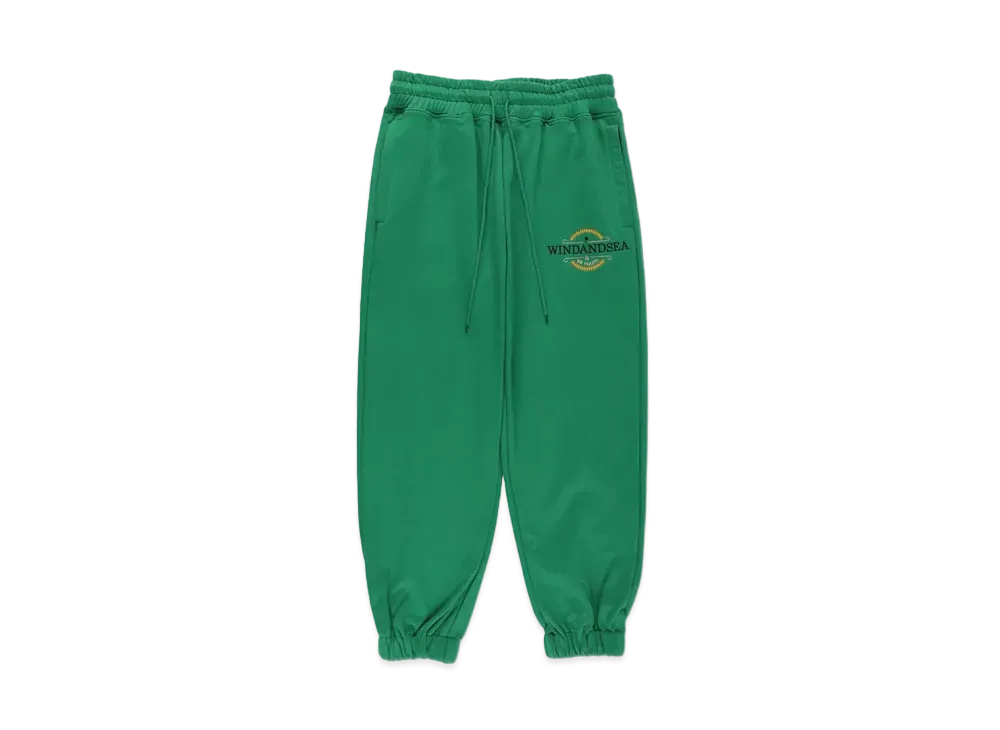 WIND AND SEA WDS (BE YOUTH TOWN) SWEAT PANTS "Green"