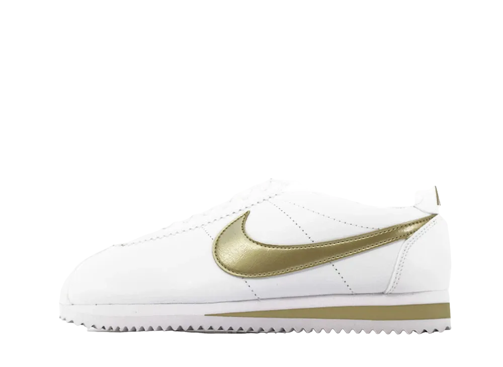 ナイキ ウィメンズ クラシック コルテッツ レザー "ホワイト/ゴールド"