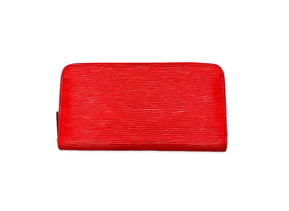 Louis Vuitton Epi Zippy Wallet "Poppy"