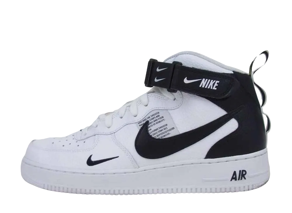 Nike Air Force 1 Mid Utility "White Black"