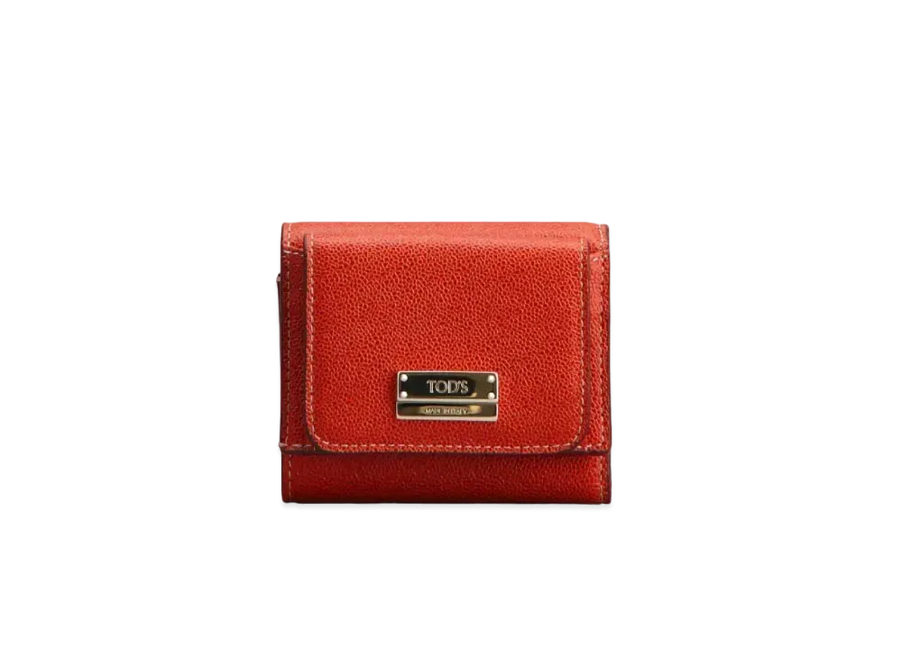 TOD'S Enb Tri Fold Micro "Orange"