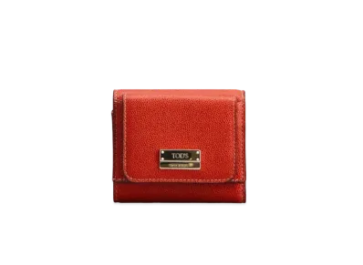 TOD'S Enb Tri Fold Micro "Orange"