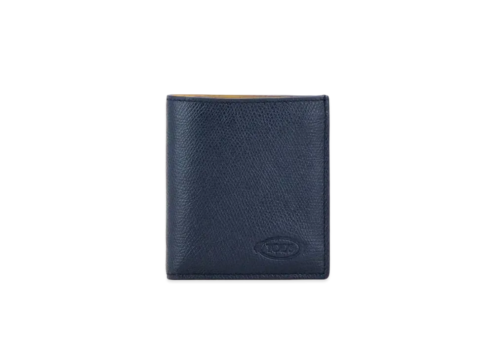 TOD'S Wallet In Leather "Blue/Yellow"