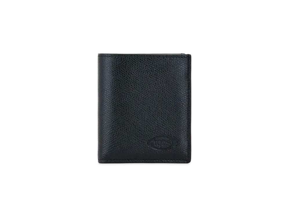 TOD'S Wallet In Leather "Black/Green"