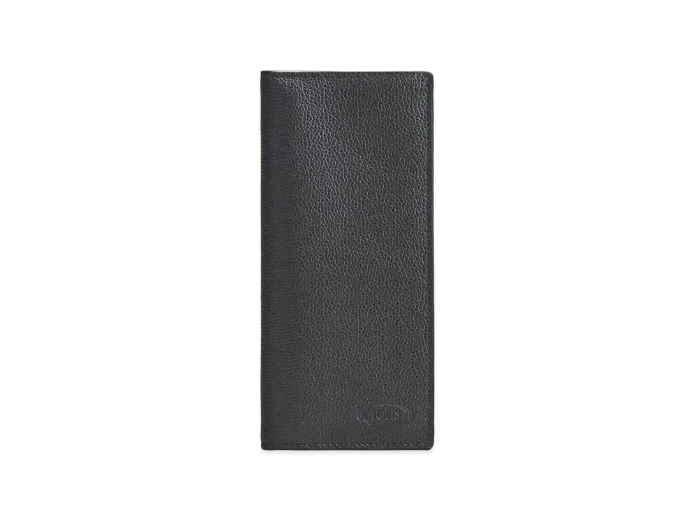 TOD'S Wallet In Leather "Grey/Green"