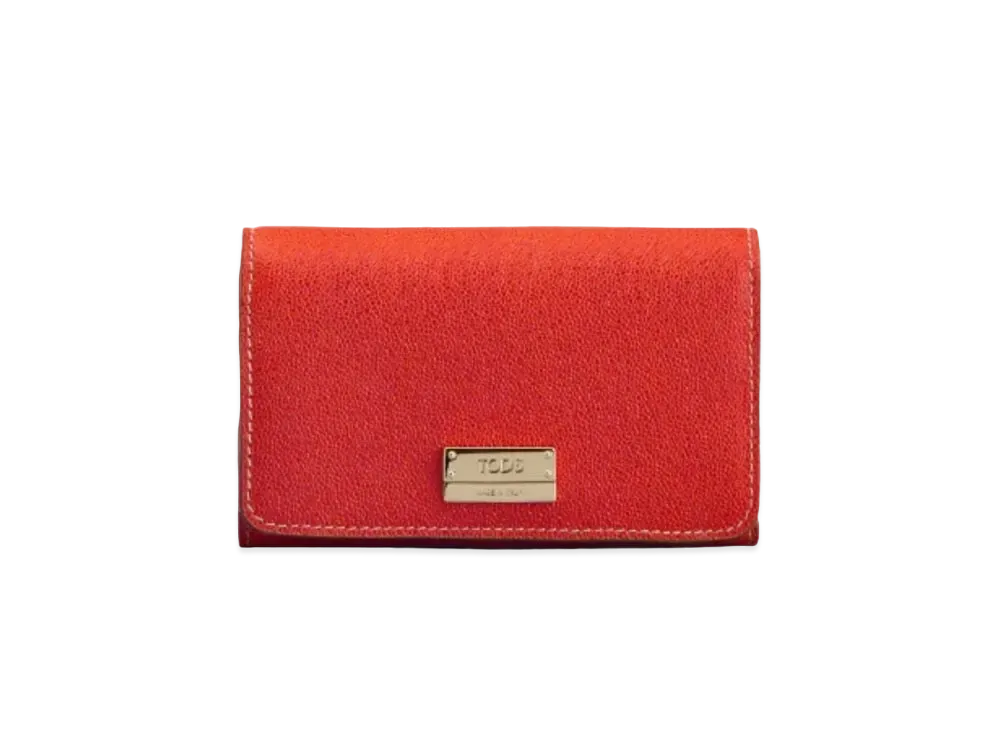 TOD'S Enb P.F. TriFold Medio "Orange"