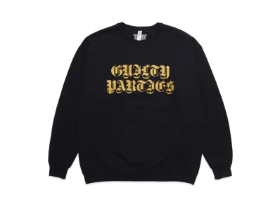 WACKO MARIA SWEAT SHIRT (EXCLUSIVE ITEM) "Black/Gold"