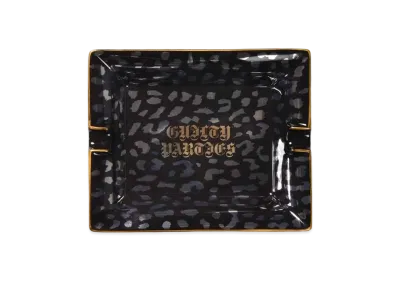 WACKO MARIA LEOPARD ASHTRAY-LARGE "Black"