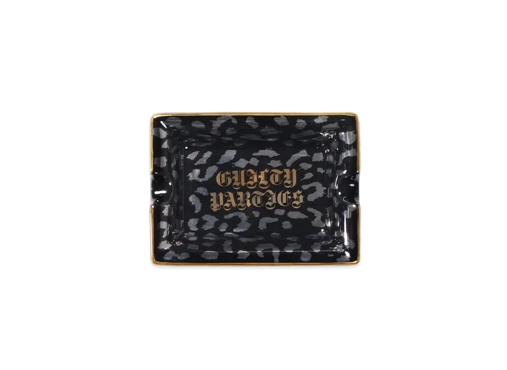 WACKO MARIA LEOPARD ASHTRAY-SMALL "Black"