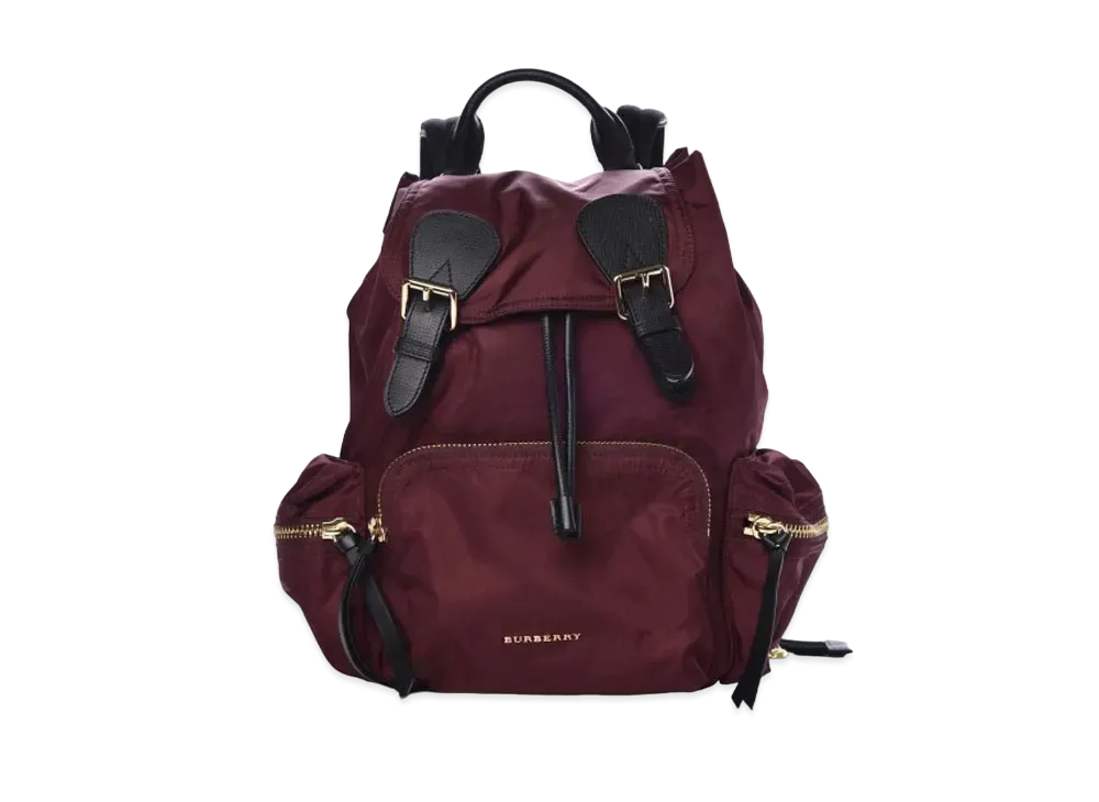 Burberry Runway Nylon Backpack "Maroon"