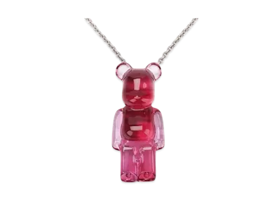 Bearbrick Baccarat Long Necklace Peony "Pink"