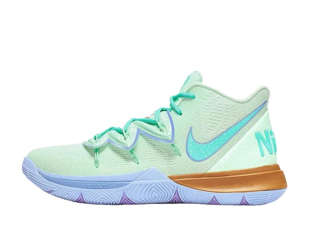 Spongebob Squarpants × Nike Kyrie 5 "Frosted Spruce/Aluminum"
