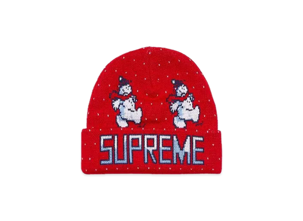 Supreme Snowman Beanie "Red"