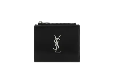 SAINT LAURENT Leather Wallet ”Black”