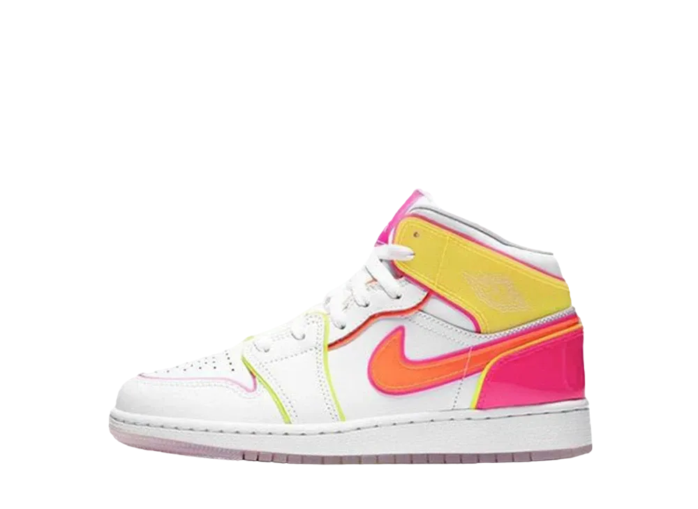 Nike GS Air Jordan 1 Mid "Edge Glow"