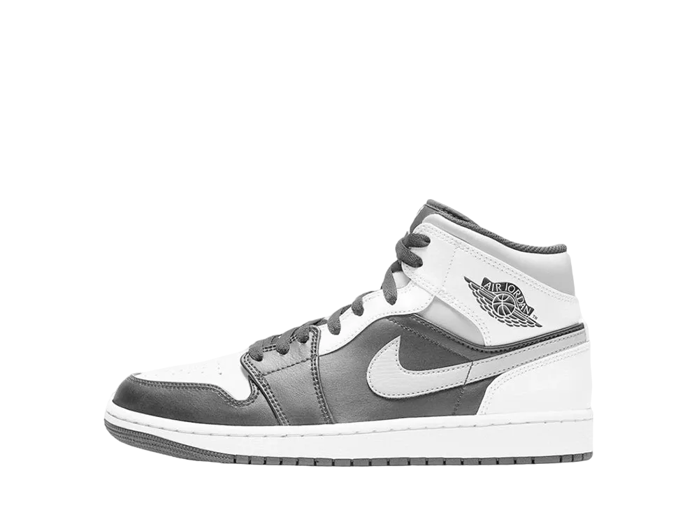 ナイキ GS エアジョーダン1 ミッド "ホワイト シャドゥ"