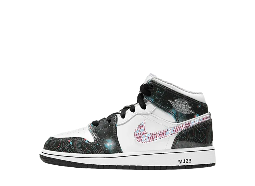 ナイキ GS エアジョーダン1 ミッド SE "テイク フライト"