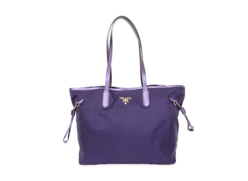PRADA Nylon Tote Bag "Purple"