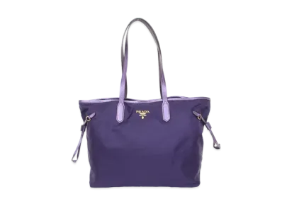 PRADA Nylon Tote Bag "Purple"