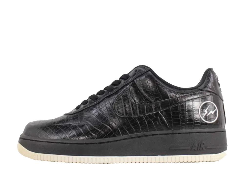 fragment design × Nike Air Force 1 Low HTM "Black Crocodile"