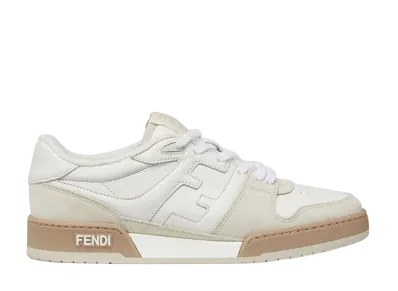FENDI Match Low Top "White Suede"