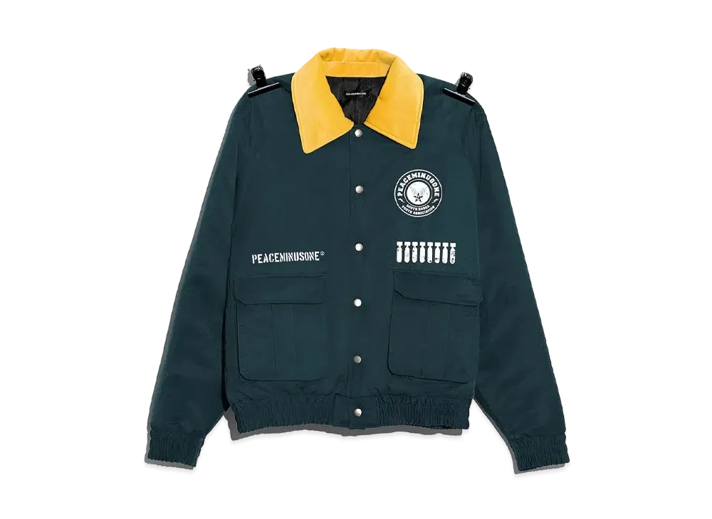 PEACEMINUSONE PMO BOMBER JACKET #1 "Dark Green" / G-DRAGON