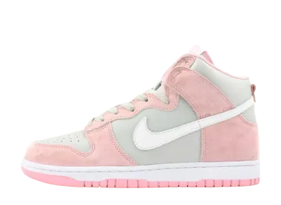 ナイキ ウィメンズ ダンク ハイ "ナチュラル グレー/ホワイト リアル ピンク"