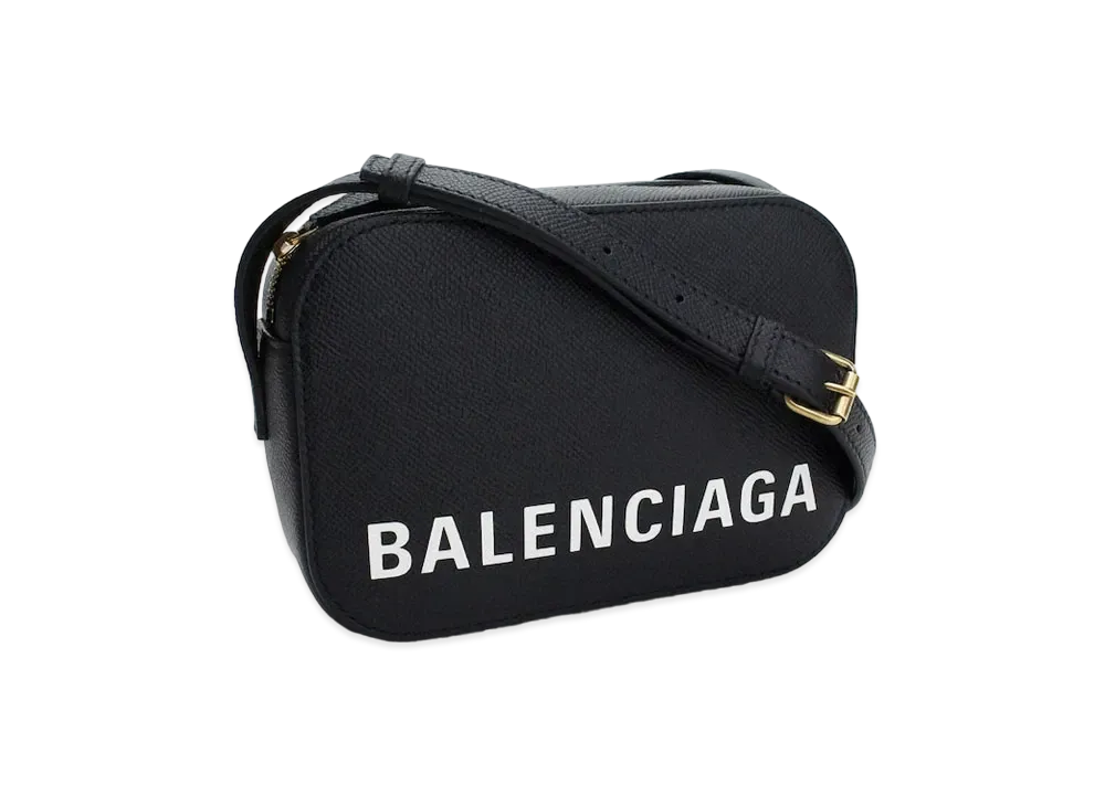 BALENCIAGA Ville Leather Camera Bag "Black"