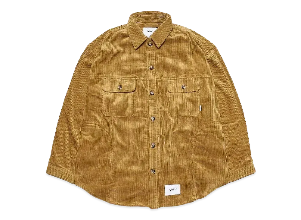 Wtaps WCPO / LS / COTTON. CORDUROY "Camel"