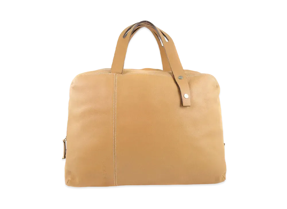 LOEWE Calf Leather Handle Bag "Beige"