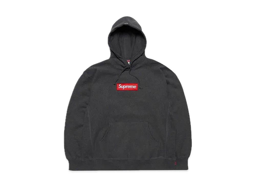 Supreme Box Logo Hooded Sweatshirt "Charcoal" (21FW)