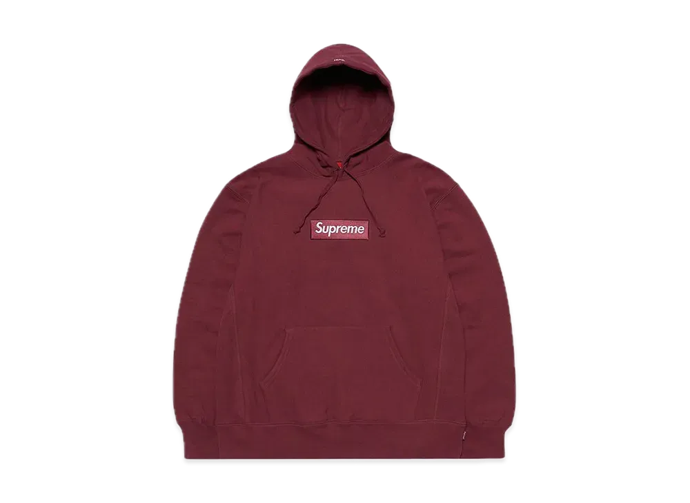 Supreme Box Logo Hooded Sweatshirt "Plum" (21FW)