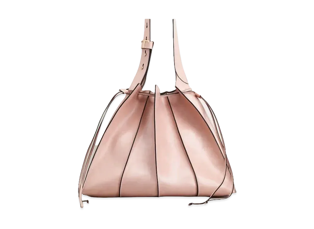 TOD'S Bucket Bag In Leather Large "Pink"