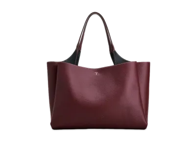 TOD'S Leather Bag Medium "Burgundy"