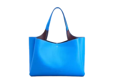 TOD'S Leather Bag Medium "Light Blue"