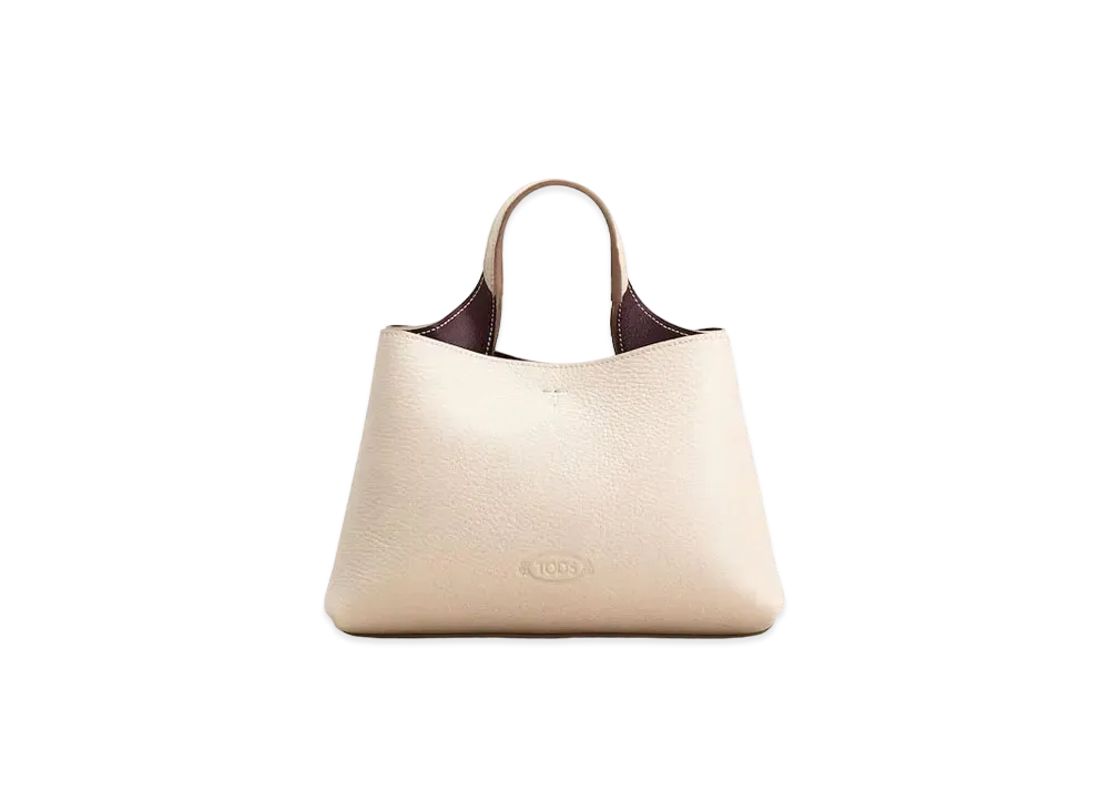 TOD'S Bag In Leather Micro "Beige"