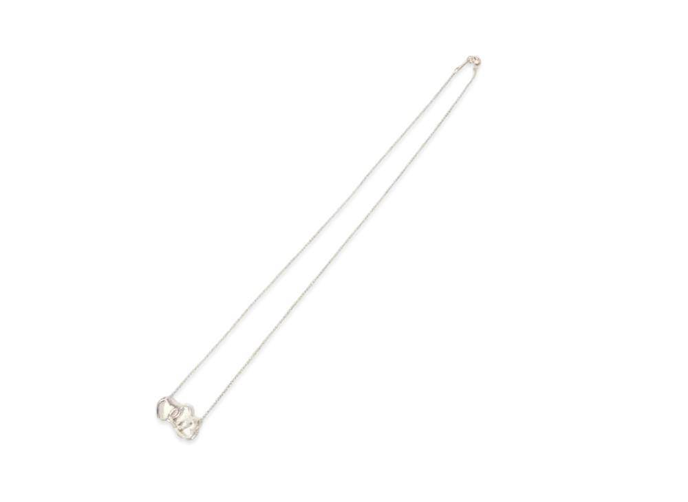 Tiffany & Co 3 Link Heart Necklace "Silver"