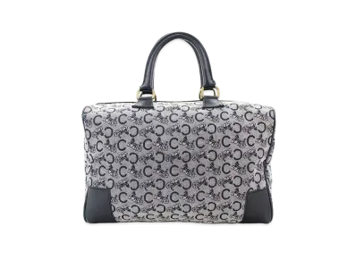 CELINE C Blason Mini Boston Bag "Gray"