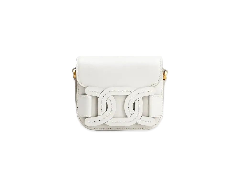 TOD'S Crossbody Bag In Leather Mini "White"