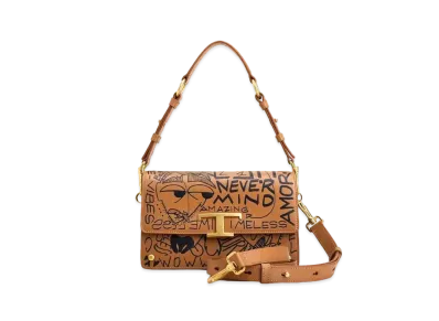 TOD'S Timeless Leather Shoulder Bag Mini "Brown"