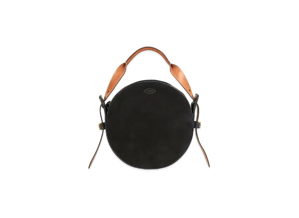 TOD'S Crossbody Bag In Suede Mini "Black"