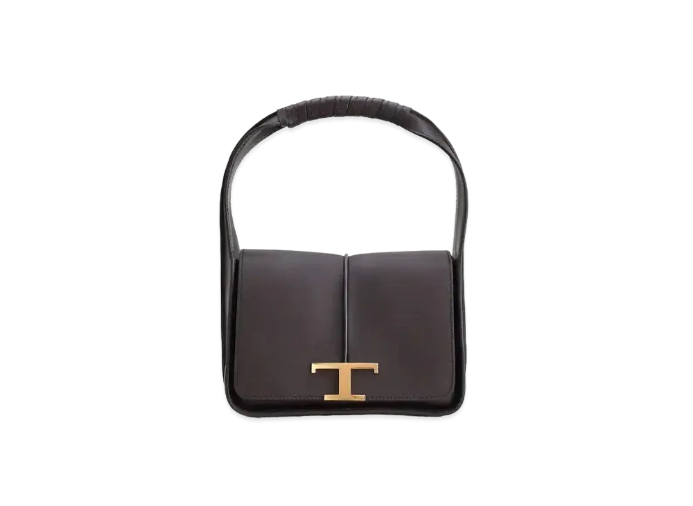 TOD'S Timeless Bag Mini In Leather "Brown/Burgundy"