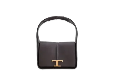 TOD'S Timeless Bag Mini In Leather "Brown/Burgundy"