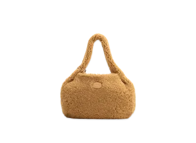TOD'S Shirt Hobo Bag In Sheepskin Small "Beige"