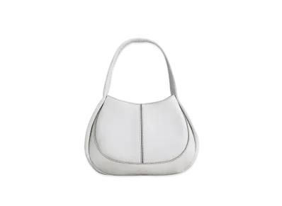 TOD'S Shirt Hobo Bag Small "White"