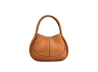TOD'S Shirt Hobo Bag Small "Brown"