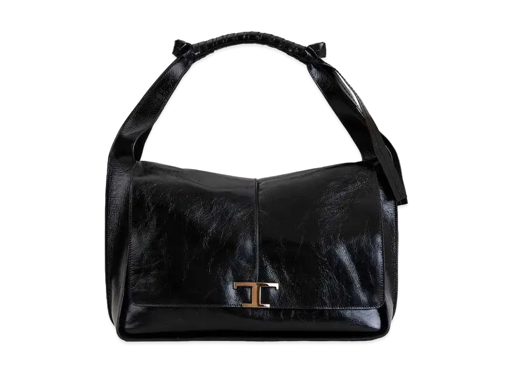TOD'S Timeless Bag In Leather Large "Black"