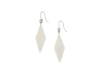Tiffany & Co 1981 Elsa Peretti Sterling Silver Mesh Earrings