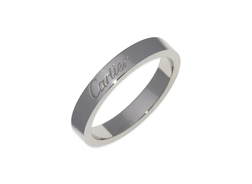 Cartier Pt950 Engraved Ring 