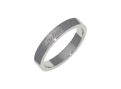 Cartier Pt950 Engraved Ring